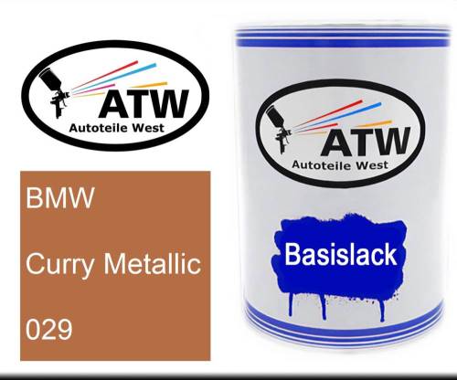 BMW, Curry Metallic, 029: 500ml Lackdose, von ATW Autoteile West.